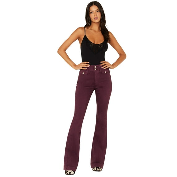 Idyllwind Women's High Rise Flap Pocket Outlaw Flare Jeans - IWFA22J86 4W x 36L