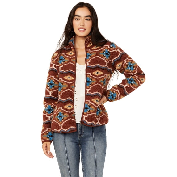 Idyllwind Women's Marfa Polar Fleece Jacket Pecan X-Small US