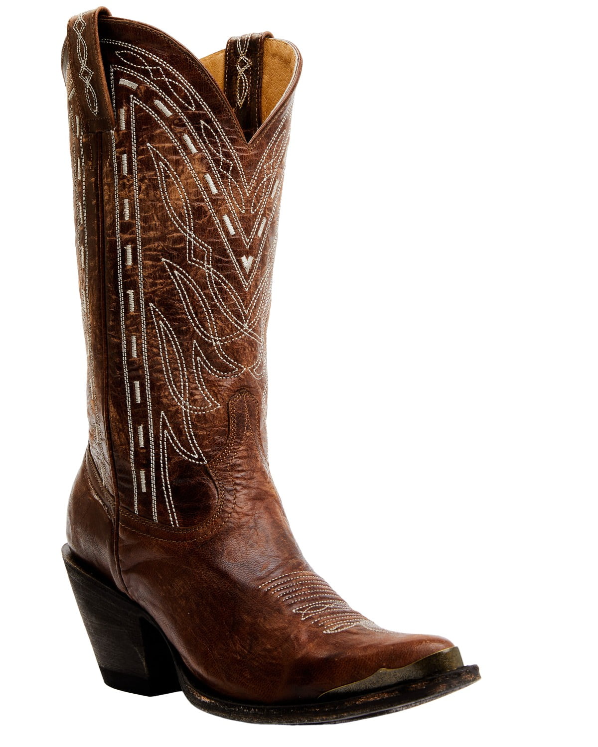 Dark brown cheap western boots