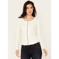 thumbnail image 1 of Idyllwind Women's Rib Knit Long Sleeve Button-Down Shirt - IWFA24K79-IV XXX-  US, 1 of 4