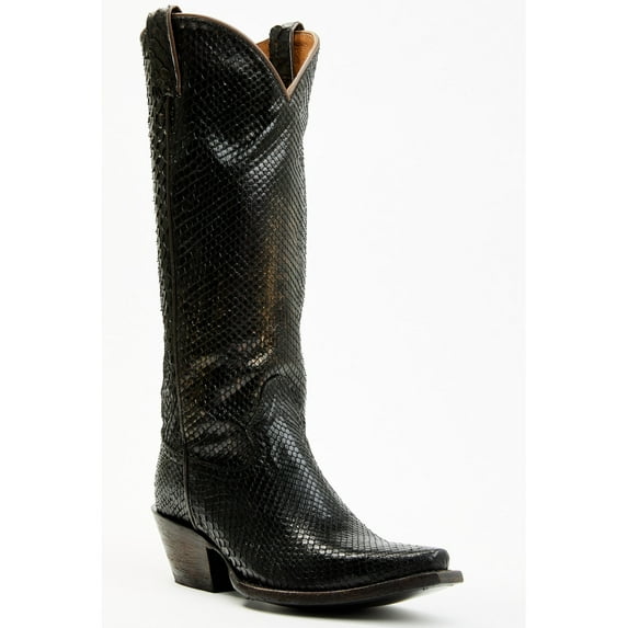 Idyllwind Women's Slay Exotic Python Tall Western Boot Snip Toe Black 10 M US