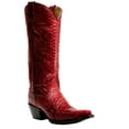 thumbnail image 1 of Idyllwind Women's Slay Exotic Python Western Boot Snip Toe Red 9.5 M  US, 1 of 6