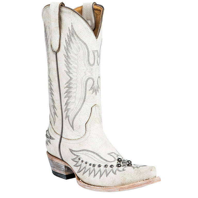 Idyllwind Women s Trouble Western Boot Snip Toe White Fueled by