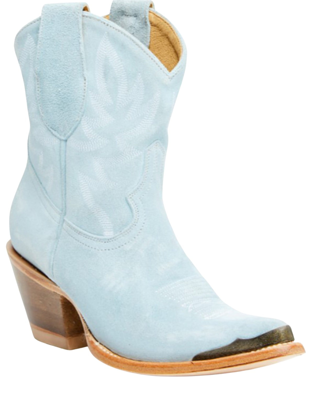 Light blue cheap booties