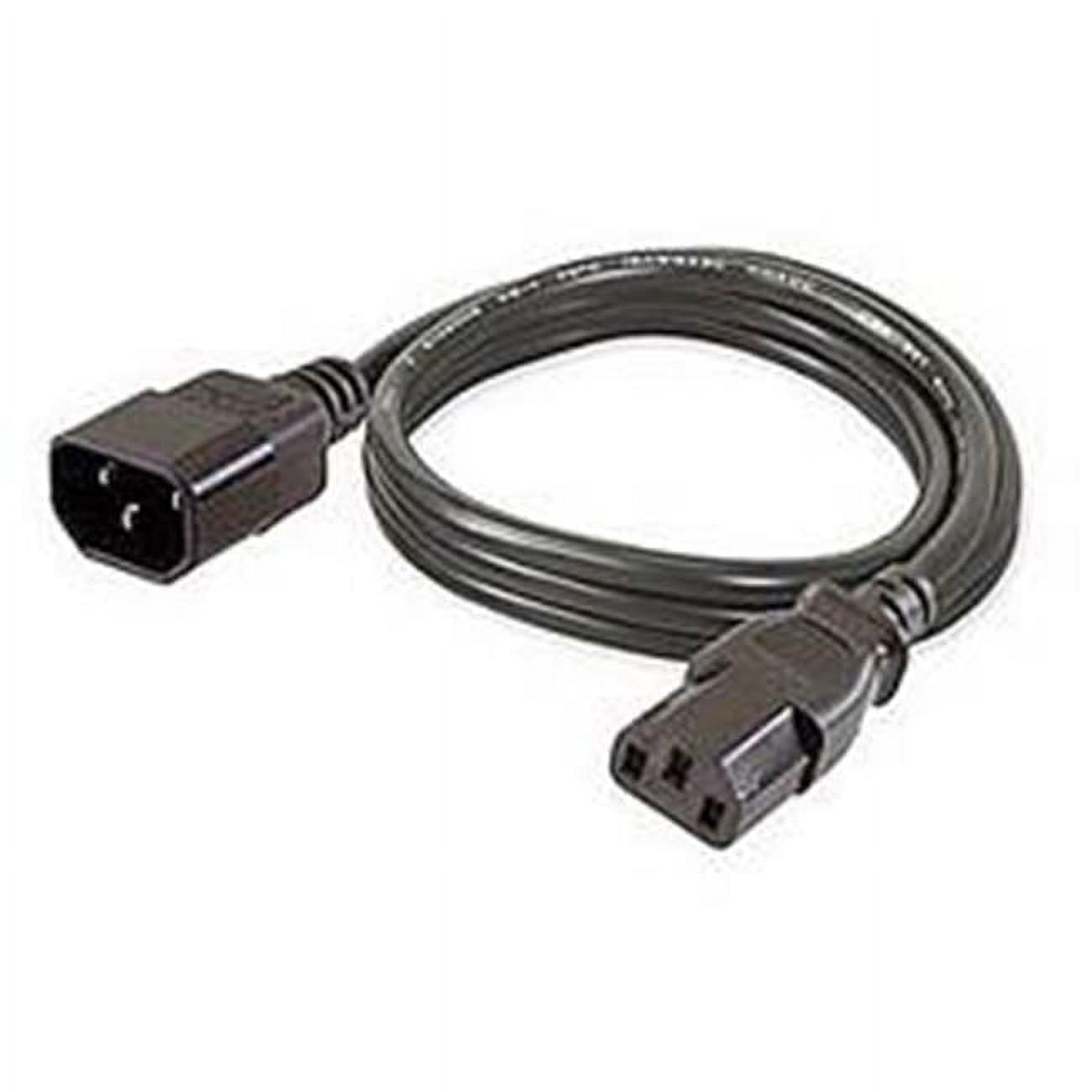 Iec Power Cable 250v, C13-c14, 3ft, Single 