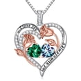 thumbnail image 1 of Iefil Gifts for Wife - Mothers Day Necklace | May June Birthstone Necklace for Women, Emerald Alexandrite Jewelry, Birthday Gifts for Women, 1 of 7