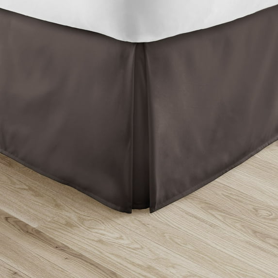 Ienjoy Home Full Ruffled Bed Skirt in Chocolate