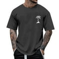 thumbnail image 1 of Ierhent Big and Tall T Shirts for Men Men’s Lightweight T-Shirts Cotton Crew Neck Regular Fit Solid Tee Grey,3XL, 1 of 4