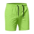 thumbnail image 1 of Ierhent Board Short Men's Swim Trunks Quick Dry Board Shorts with Zipper Pockets Beach Shorts Bathing Suits for Men - No Mesh Liner Mint Green,2XL, 1 of 3