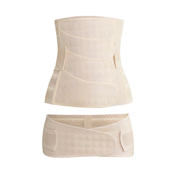 Ierhent Bodyshapers Tummy Control Women Seamless Waist Training Tummy Cincher Corset Shaper Trainer Bustier Slim Waistline Body Shaper(Beige,M)