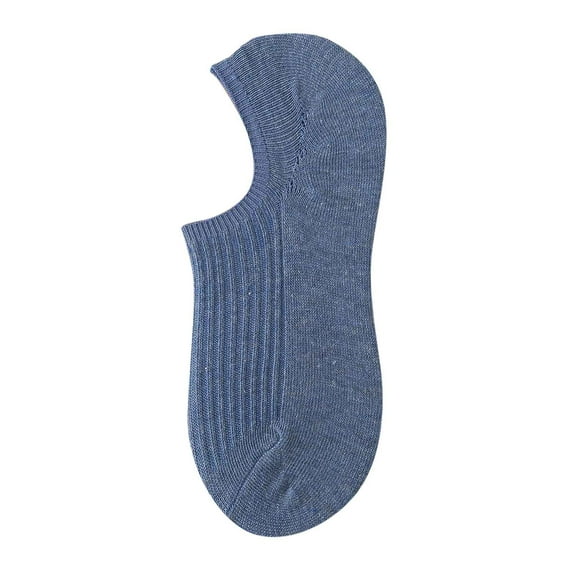 Ierhent Crew Socks for Women No Show Socks For Women Cotton Cushion Footies Liner Blue,One Size