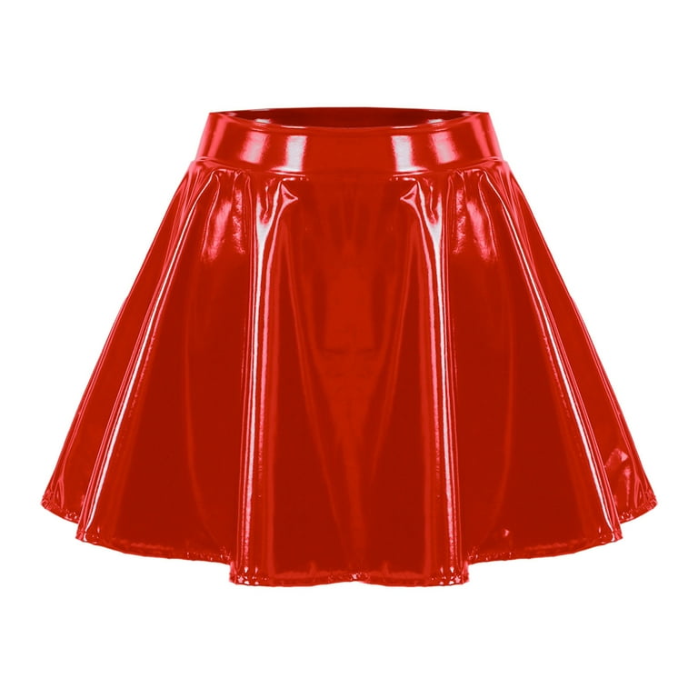 【完売品】8yards .H Trimmed Skirt Red | S Perfect Staple Scoop Hem Mini Skirt | Windsor