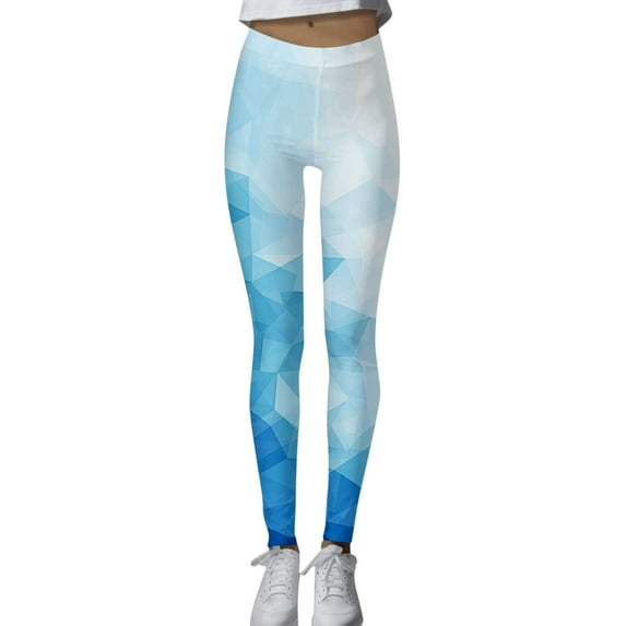 Ierhent Leggings for Women Women's Pull On Pants with Pockets(Blue,M)