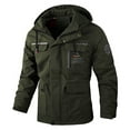 thumbnail image 1 of Ierhent Men Lightweight Jacket Men's Lightweight Bomber Jacket Casual Windbreaker Flight Coat Zip Up Textured Jacket with Pocket(AG,L), 1 of 2
