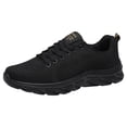 thumbnail image 1 of Ierhent Men Sneaker Mens Sneakers - Mens Tennis Shoes, Pickleball or Walking Shoes for Men, Medium or Extra Wide Width Court Shoes Black,44, 1 of 9