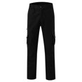 thumbnail image 1 of Ierhent Men's Cargo Pants Men's Workwear Ranger Cargo Pant(Black,4XL), 1 of 4