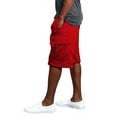 thumbnail image 1 of Ierhent Men's Cargo Shorts Mens Casual Lightweight SweatShorts Workout Running Shorts(Red,XL), 1 of 6