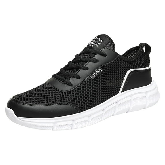 Ierhent Men's Sneakers Men's Casual Arch Support Fashion Sneaker Comfortable Dress Shoes White,42