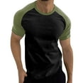 thumbnail image 1 of Ierhent Men's T-Shirts Loose Fit Heavyweight Short-Sleeve Logo Graphic T-Shirt Green,2XL, 1 of 5