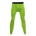 thumbnail image 1 of Ierhent Mens Mesh Pants Men's Compression Leggings Pants Trousers Fitness Baskerball Joggingpant(Green,XL), 1 of 5