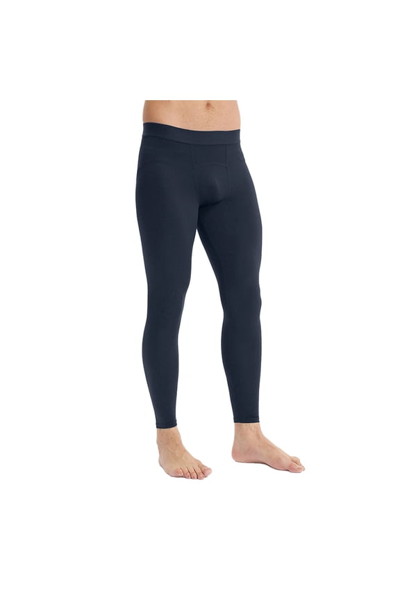 Mens Mesh Pants Men's Compression Tights Pants Base Layer Breathable Training Leggings(Navy,M)