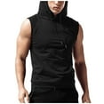 thumbnail image 1 of Ierhent Mens Tank Top Undershirt Men's Casual Tank Tops Sleeveless Lightweight Tee Muscle Basic T Shirts(Black,S), 1 of 6