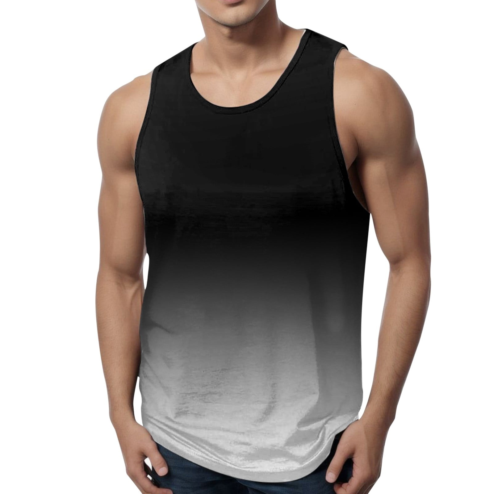 Ierhent Mens Tanktop Men's Tank Top Undershirts Bamboo Rayon Tank Shirt ...