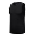thumbnail image 1 of Ierhent Mens Workout Tank Tops Men's Knit Tank Tops Casual Sleeveless T Shirts Beach Tank Shirts with Pocket(Black,XXL), 1 of 7