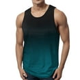 thumbnail image 1 of Ierhent Mens Workout Tank Tops Men's Workout Tank Tops Gym Sleeveless Shirts V Neck Bodybuilding Muscle Tee Shirt(Blue,3XL), 1 of 4