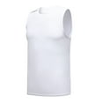 thumbnail image 1 of Ierhent Muscle Tank Tops for Men Men's Workout Tank Top Casual Soft Sleeveless Gym Muscle Shirts Bodybuilding Tee(White,7XL), 1 of 7
