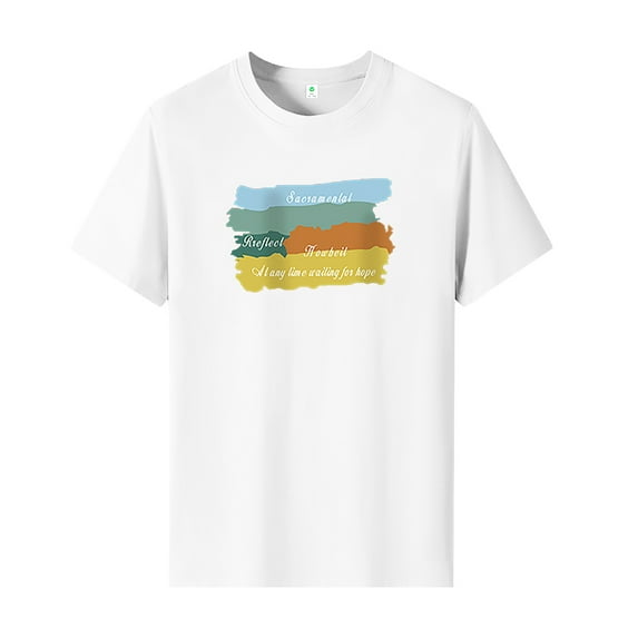 Ierhent Oversized T Shirts For Men Mens Sleeveless Button Down Shirts - Cotton Linen Summer Beach Basic Tank Tops Casual Solid Color T-Shirt White,M
