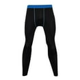 thumbnail image 1 of Ierhent Running Tights for Men Men's Pants Muscle Leggings Stretchy Drawstring Long Pants(Light Blue,XL), 1 of 5