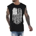 thumbnail image 1 of Ierhent Sleeveless Tshirt Men Men's Muscle Tank Classic Tee Sleeveless T-shirt for Men(Black,3XL), 1 of 5