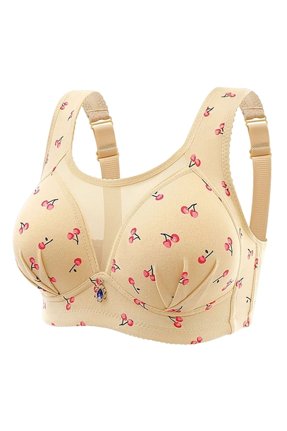 Sports Bra Push Up Sports Bras For Women Women's Comfort Front Close Sport Bra With Mesh Straps Khaki,40