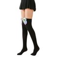 thumbnail image 1 of Ierhent Stocking Women Long Tube Socks Breathable Sweat Absorption No Odor Elastic Long Tube Socks for Playing Football B,One Size, 1 of 4