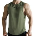 thumbnail image 1 of Ierhent Tank Top Mens Men's Tank Top Undershirts Slim Fit, Soft & Breathable Tank A Shirt - Comfortable Men's Undershirts(GN2,3XL), 1 of 6
