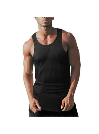 Zhiweikm Men's G-Unit Style Square Cut Tank Tops Cotton Comfort Stretch  Workout Vest Wife Beater (Grey, L) : : Clothing, Shoes &  Accessories