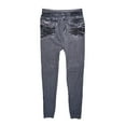 thumbnail image 1 of Ierhent Teen Jeans Women's Boyfriend Jeans Stretchy Ripped Distressed Denim Pants Grey,4XL, 1 of 7