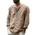 thumbnail image 1 of Ierhent Tshirts for Men Crewneck T-Shirt for Men - Pre Shrunk Soft Fitted Classic Tee - Men's T Shirts Cotton Poly Blend Yellow,L, 1 of 5