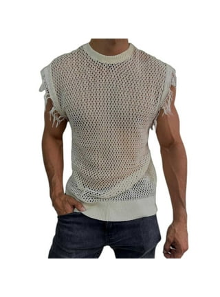 Goyoma 3 Packs Mens 100% Cotton Tank Top White/Black Wife Beater A-Shirt  Undershirt (S, Black) at  Men's Clothing store