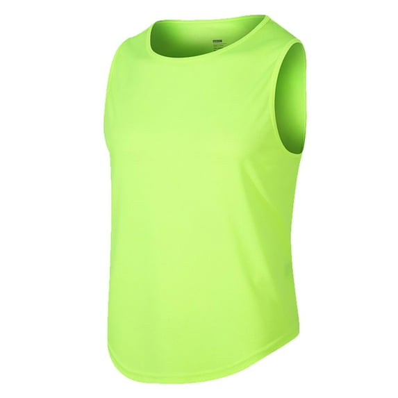 Ierhent Undershirts for Men Pack Men's A-Shirts Tight Fit Tank Tops Cotton Spandex Undershirts Green,XL