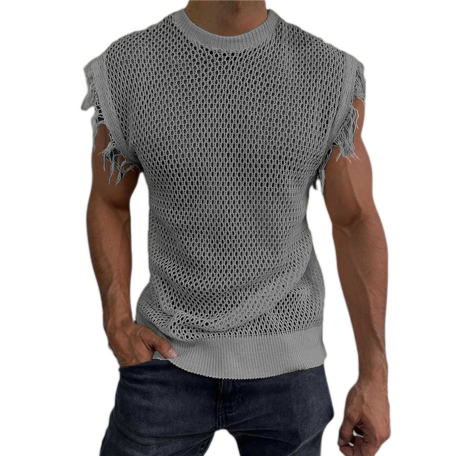 Ierhent Undershirts for Men Pack Men's AShirts Tight Fit Tank Tops