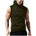 thumbnail image 1 of Ierhent Undershirts for Men Pack Men's Workout Tank Top Casual Soft Sleeveless Gym Muscle Shirts Bodybuilding Tee Green,L, 1 of 6