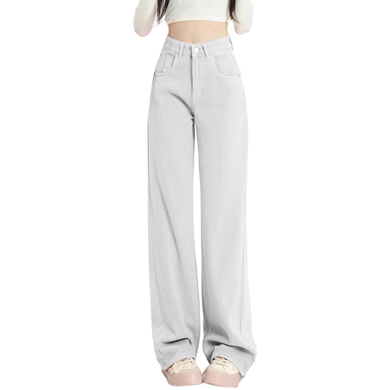 I'sol Women's High Rise Flare Jeans - Stretchable Bell Bottom Denim, Comfort Fit Retro Pants