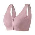 thumbnail image 1 of Ierhent Womens Bras Front Closure Everyday Bra Women's Plus Size Front Closure Underwire Wide Strap(Rose Gold,36), 1 of 4