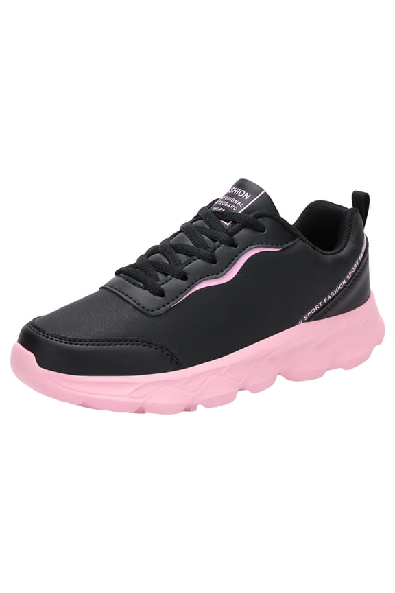 Womens Tennis Shoes Women Atheltic Sport Running Shoes Lightweight Casual Walking Sneakers(Pink,8.5)
