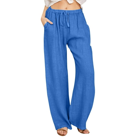 Ierhent Work Pants Women Women Leggings Elastic High Waist Comfy Fuzzy Plush Thick Lined Tight Pants(Blue,XXL)