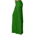 thumbnail image 1 of Ierhent Yoga Pants with Pockets Flare Yoga Pants with Pockets Lifting Wide Leg Pants for Women Loose Casual Work Trouser Pants(Green,4XL), 1 of 4