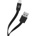 thumbnail image 1 of Iessentials & Sync Flat Micro To -a Cable, 4ft (black), 1 of 2
