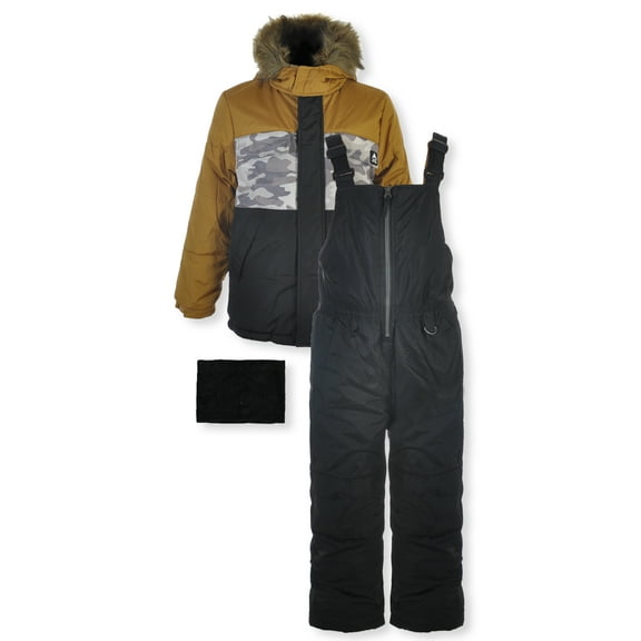 Iextreme Boys' 3-Piece Snowsuit Set Color: khaki Size: 4